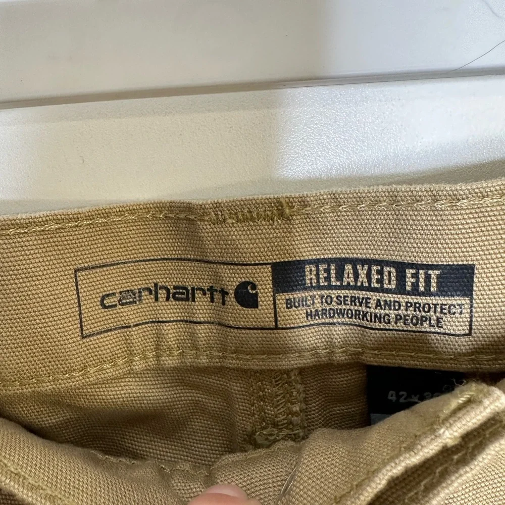 Carhartt rugged‎ flex relaxed fit canvas pants size 42x30